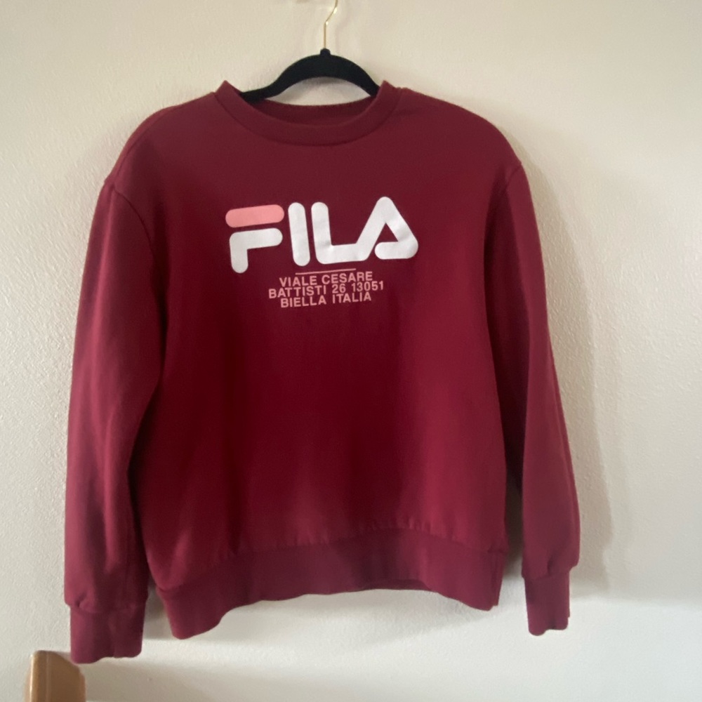 Fila Crewneck Maroon